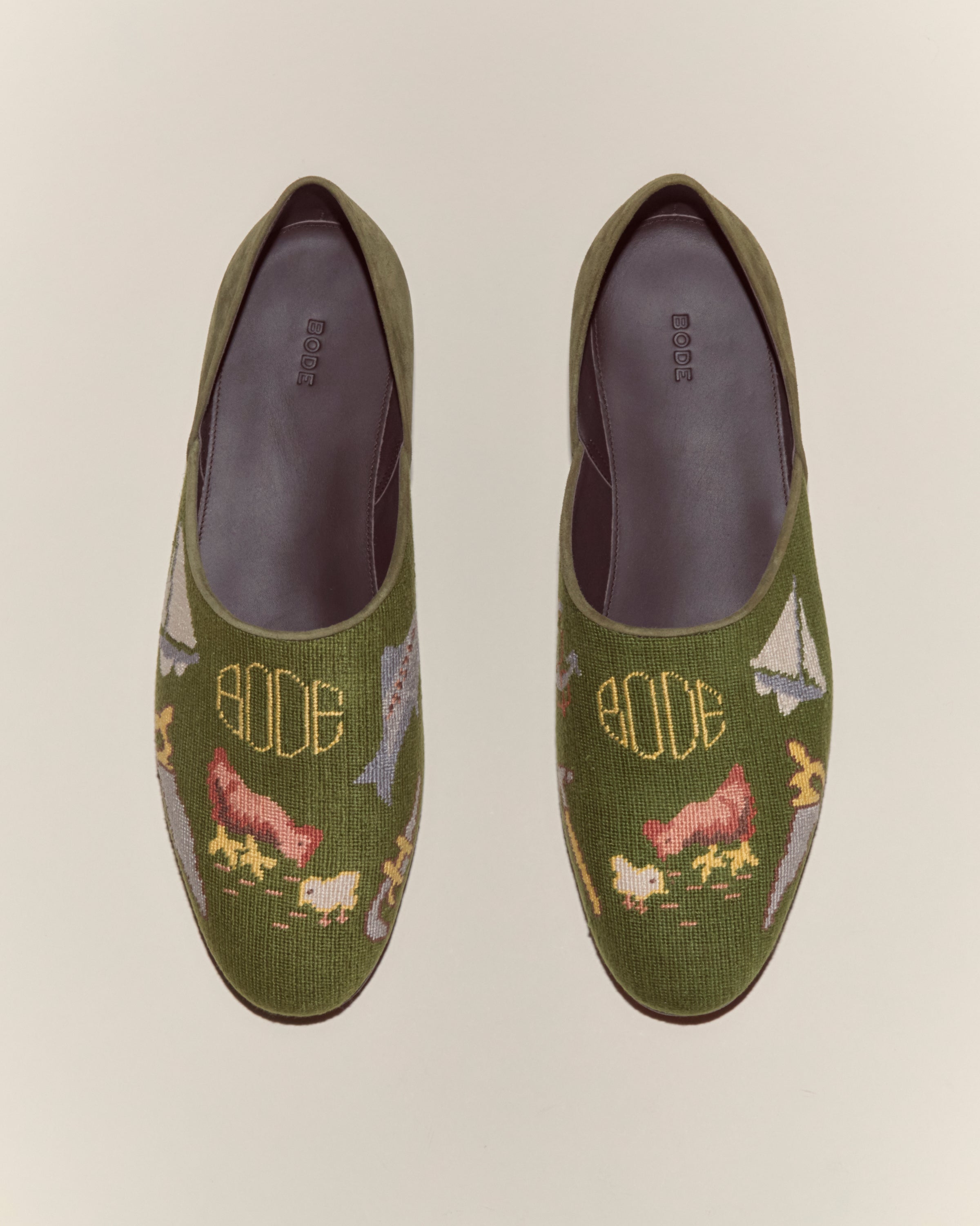 Needlepoint House Shoes – BODE