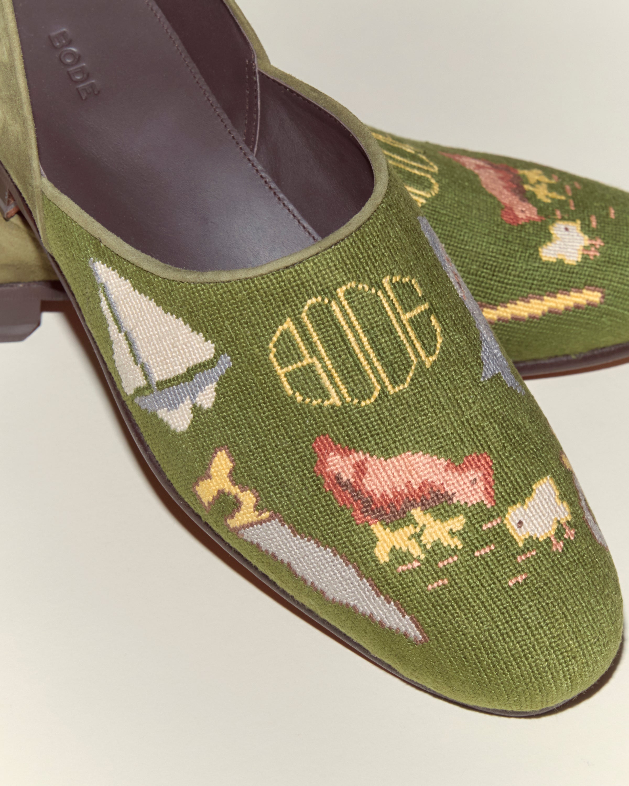 Needlepoint House Shoes – BODE