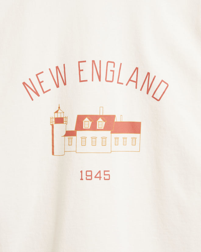 New England Tee - White