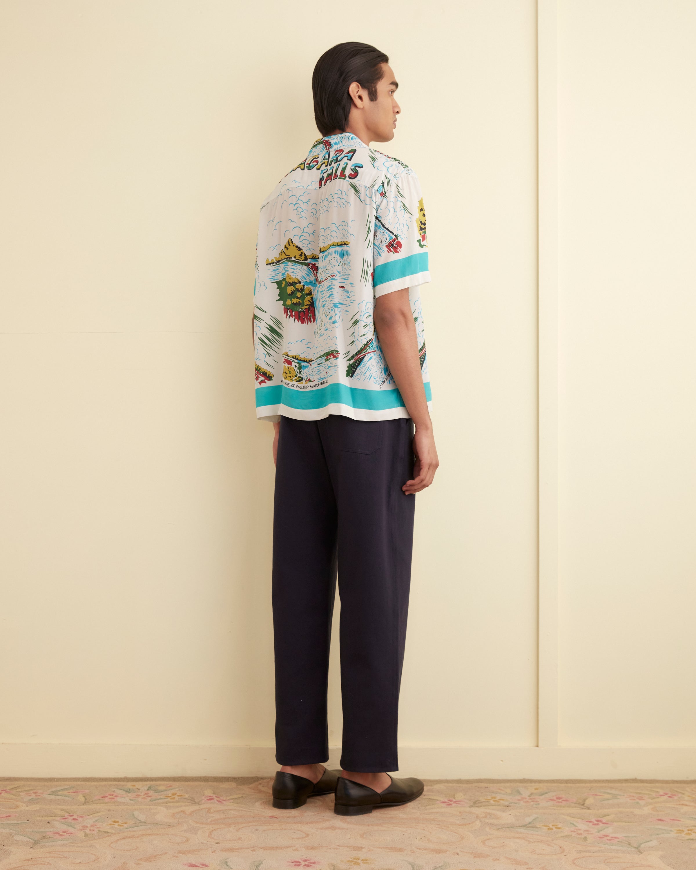守*谷様 60s vintage sweet shirts フェード 無地 ラグ Niagara Souvenir Short Sleeve Shirt – BODE