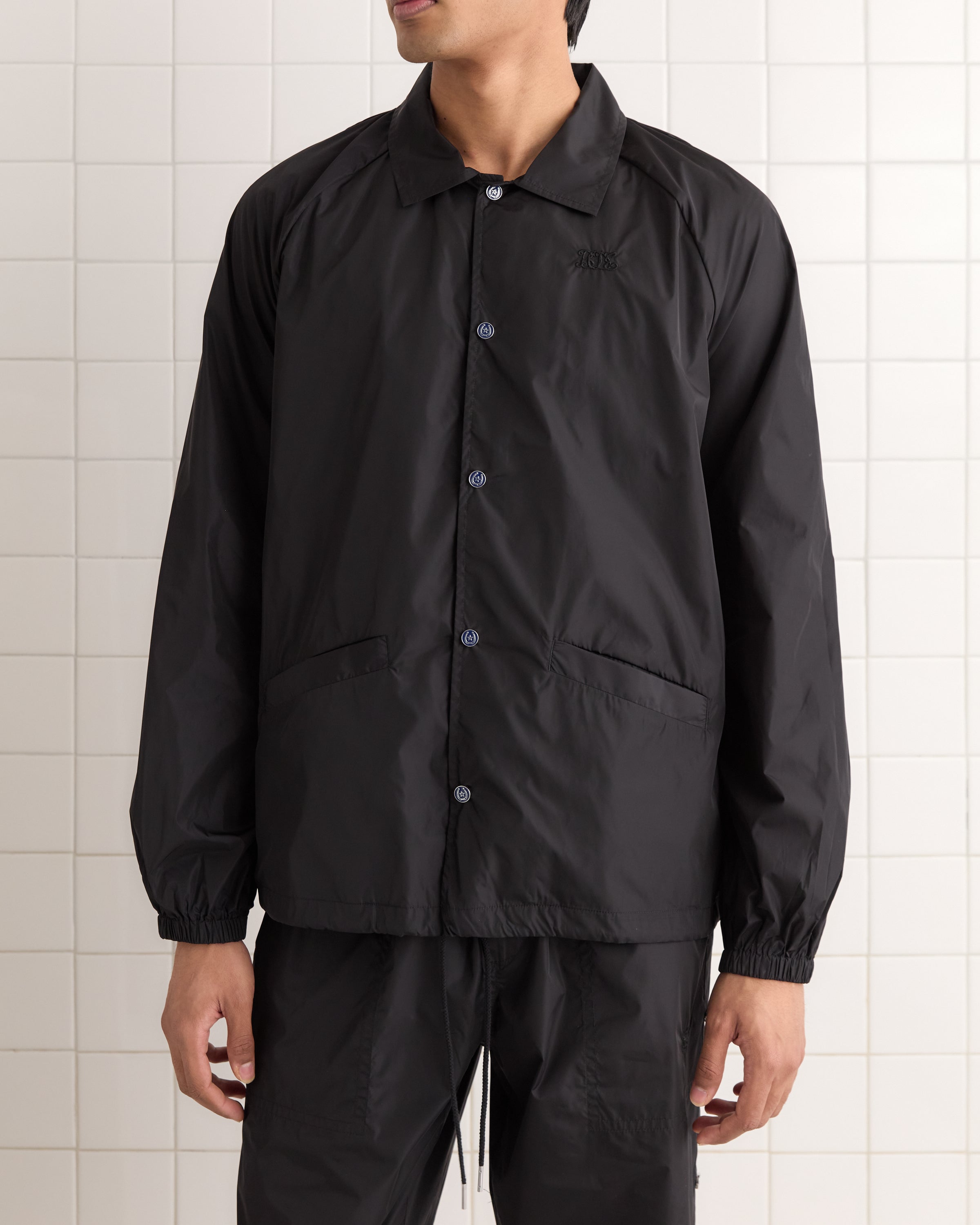 Nylon Track Jacket - Black – BODE