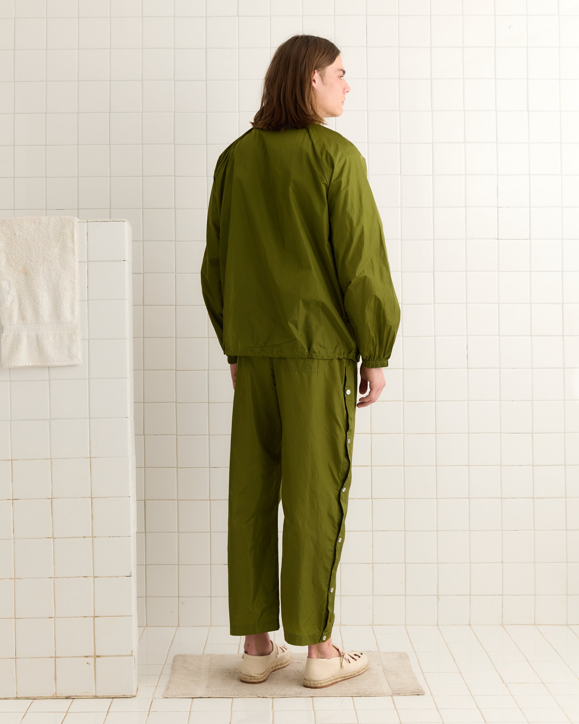 Nylon Track Jacket - Olive – BODE