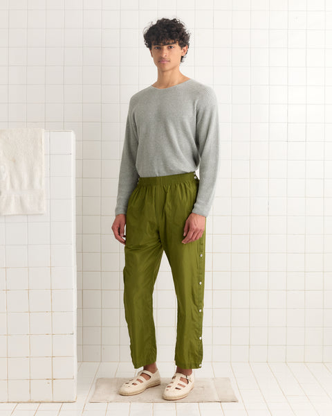 Nylon Tear-Away Track Pants - Olive – BODE
