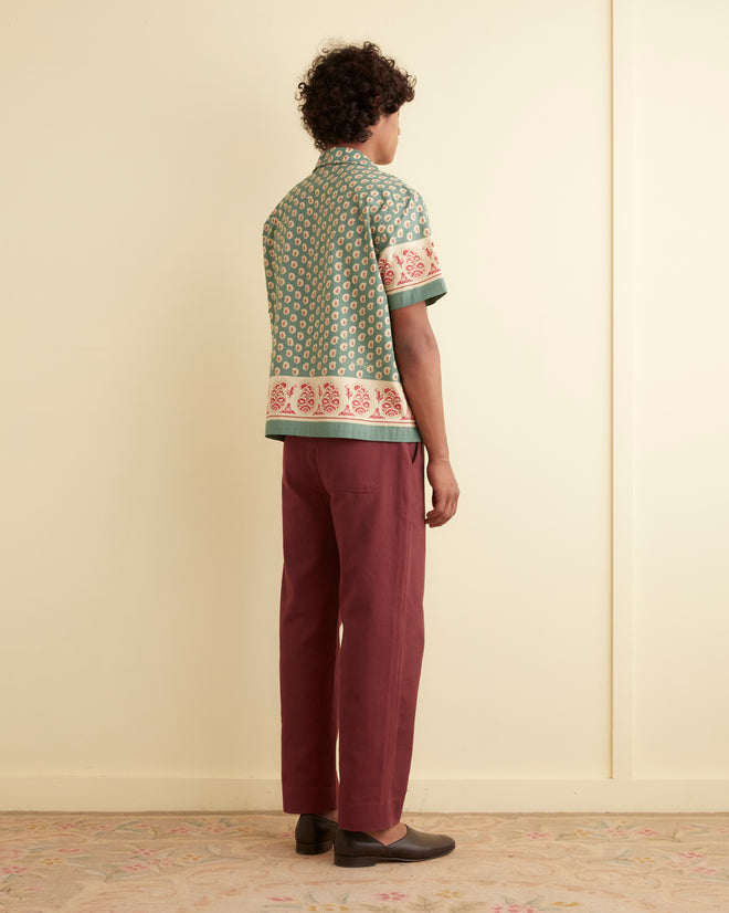 Paisley Frame Short Sleeve Shirt SHIRT BODE New York