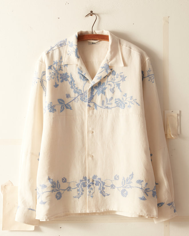 Pale Leaf Long Sleeve Shirt - L/XL