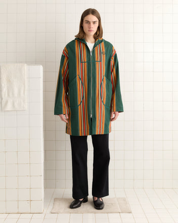 Parakeet Stripe Sideline Coat OUTERWEAR BODE New York