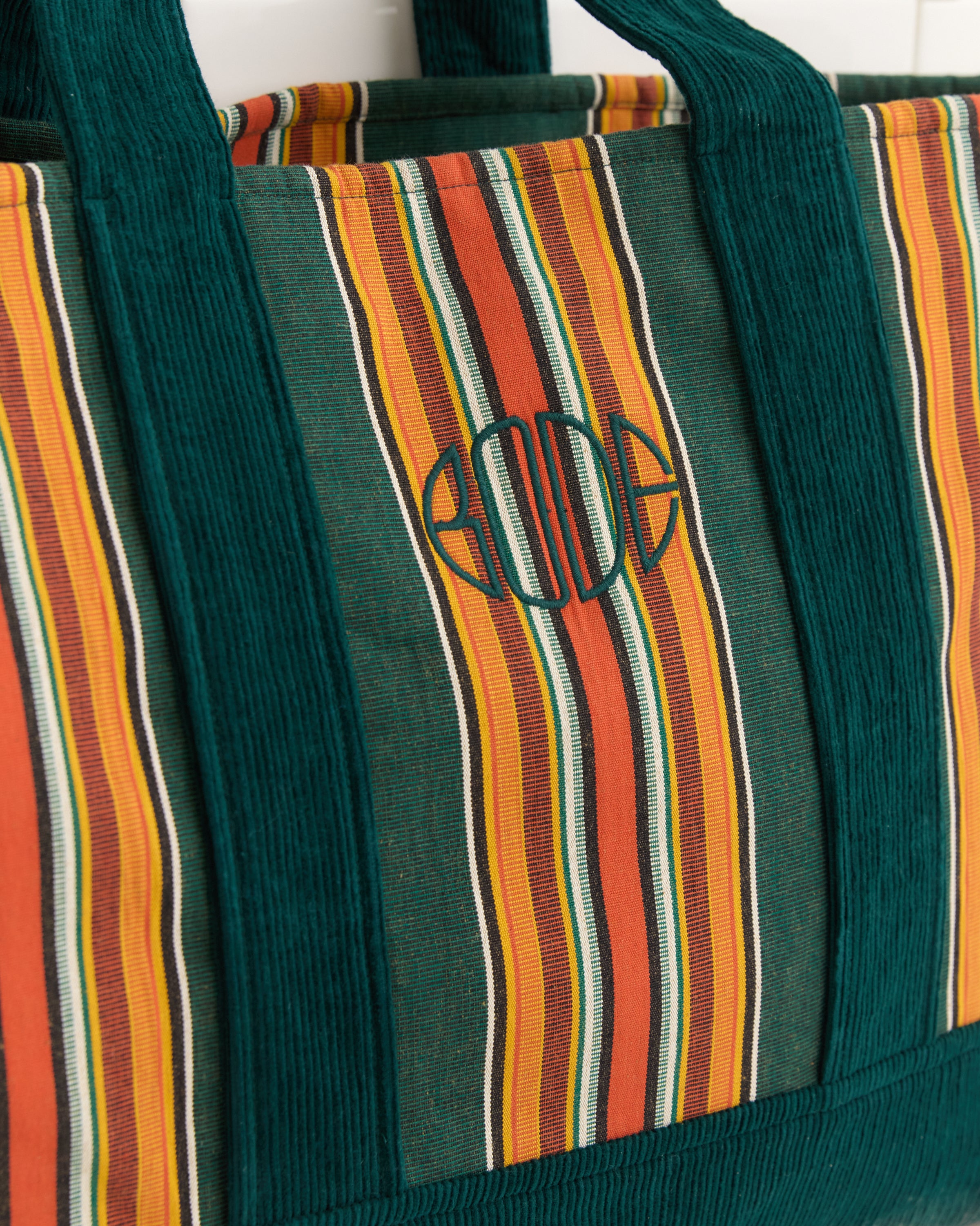 Parakeet Stripe Tote – BODE