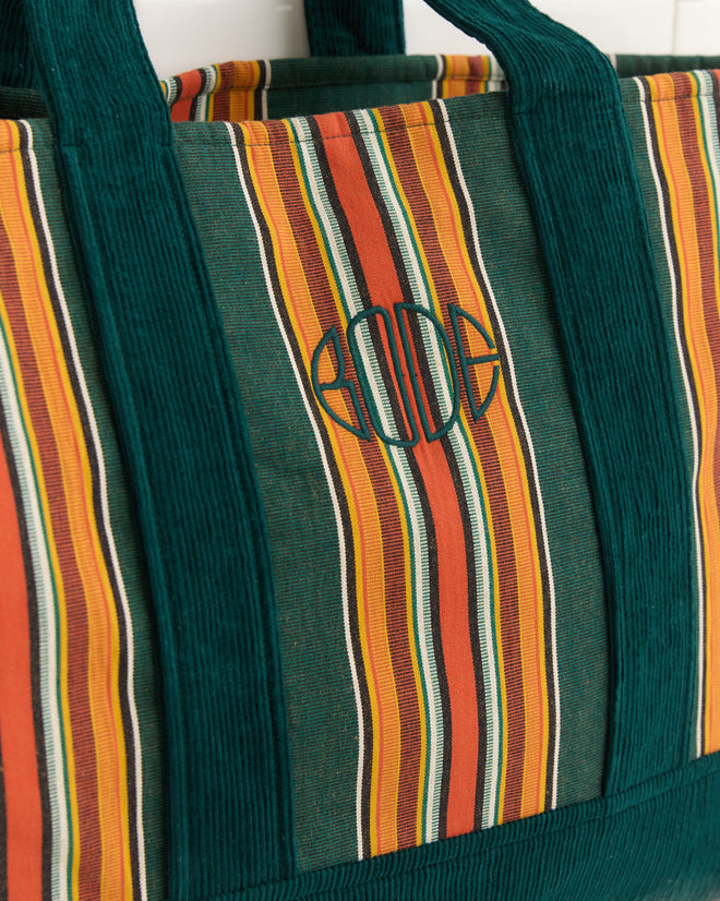 Parakeet Stripe Tote BAGS BODE New York