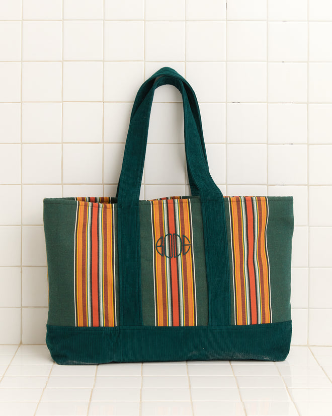 Parakeet Stripe Tote BAGS BODE New York