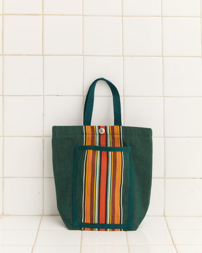 Parakeet Stripe Small Tote BAGS BODE New York