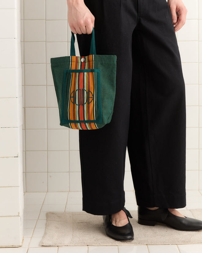 Parakeet Stripe Small Tote BAGS BODE New York