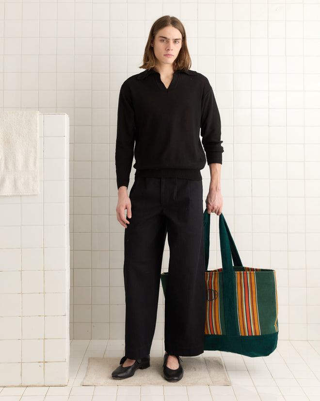 Parakeet Stripe Tote BAGS BODE New York