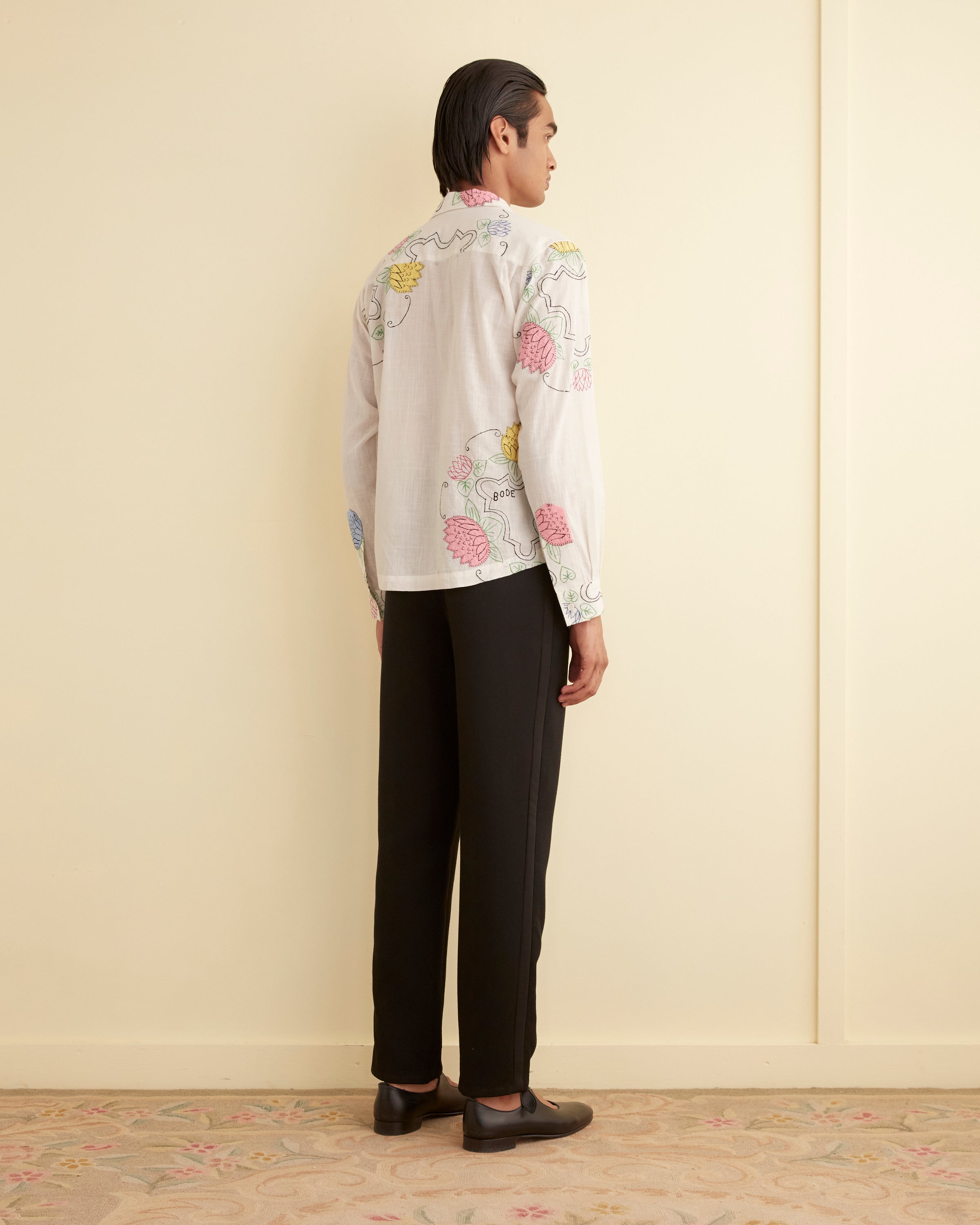 Patchwork Lotus Long Sleeve Shirt – BODE