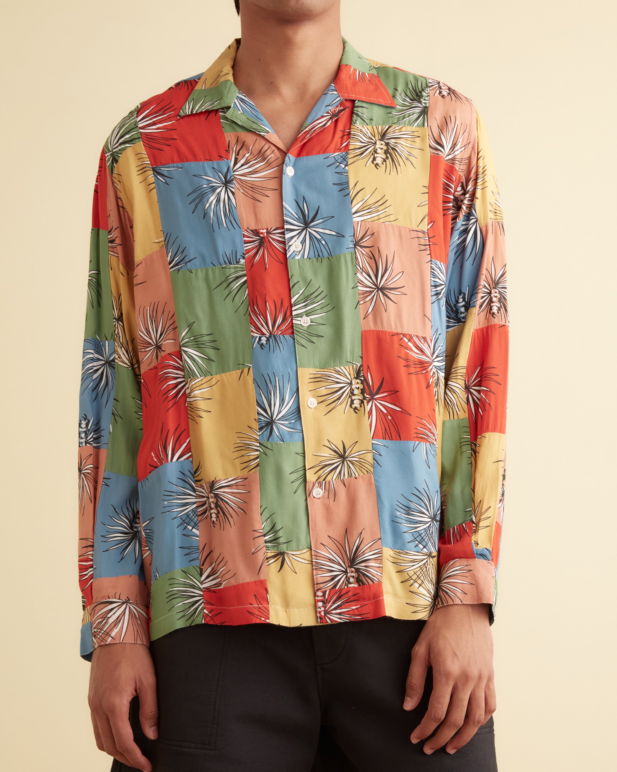 Patchwork Tumbleweed Long Sleeve Shirt – BODE