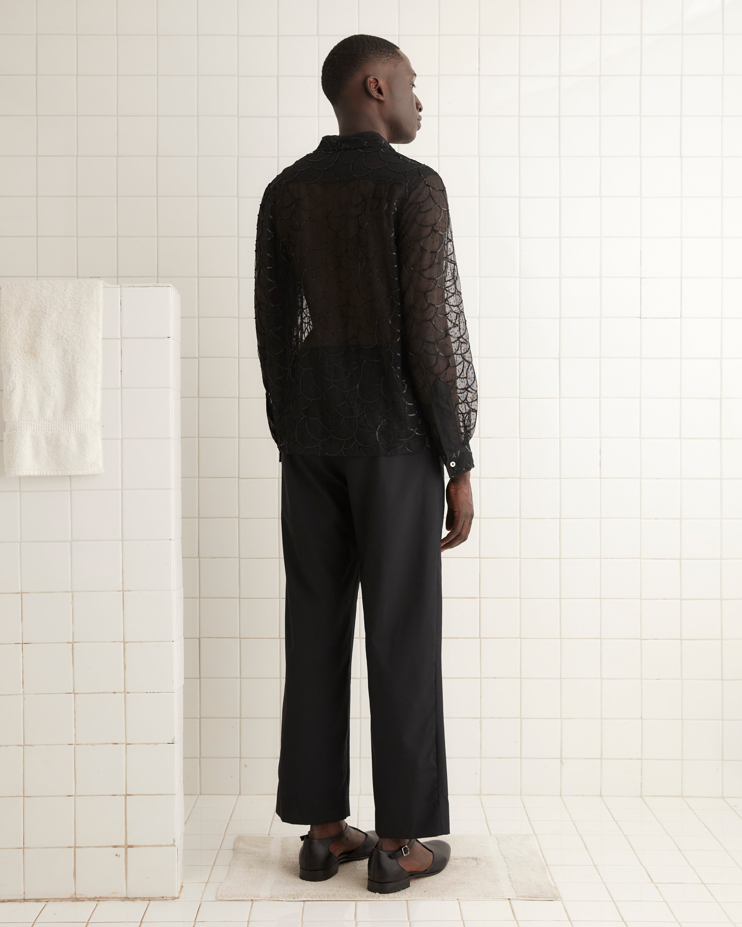 Pewter Shoal Long Sleeve Shirt – BODE