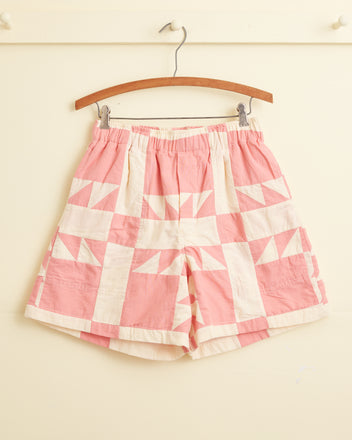Pink Quilt Shorts