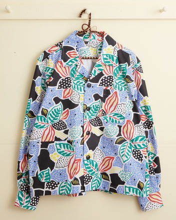 Plantain Jazz Long Sleeve Shirt - M OOAK SHIRT BODE New York