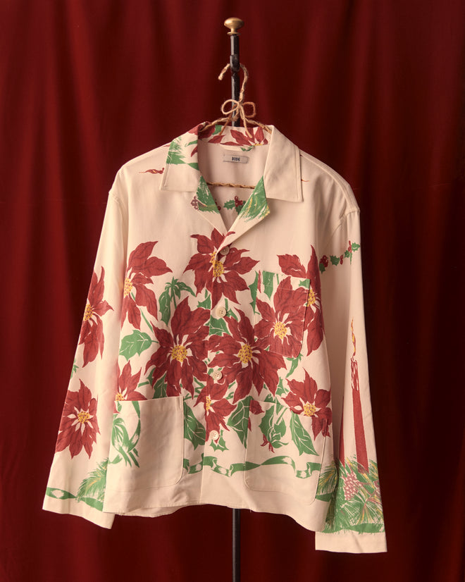 Poinsettia Candlelight Shirt - XS/S SHIRT BODE New York