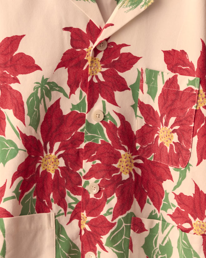 Poinsettia Candlelight Shirt - XS/S SHIRT BODE New York