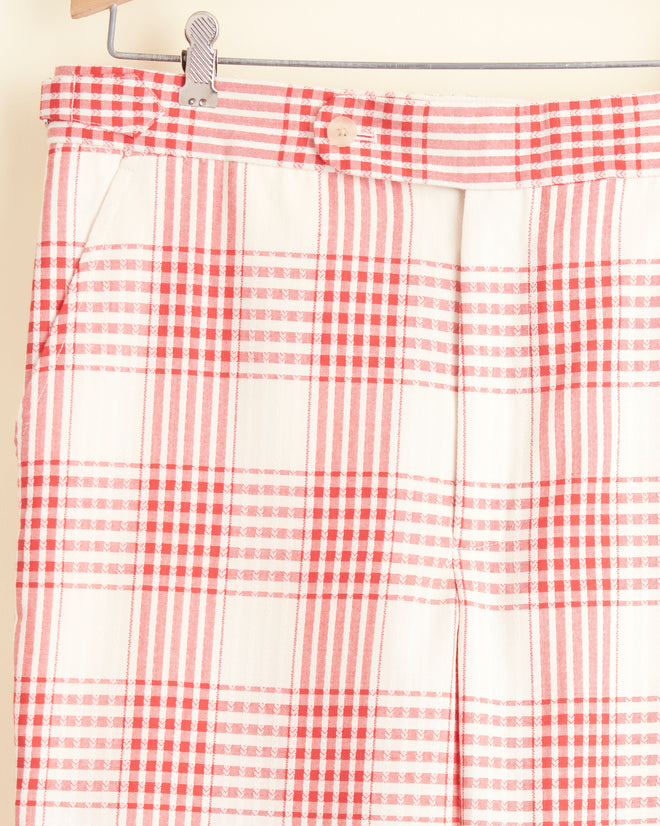 Pointer Plaid Trousers - 31