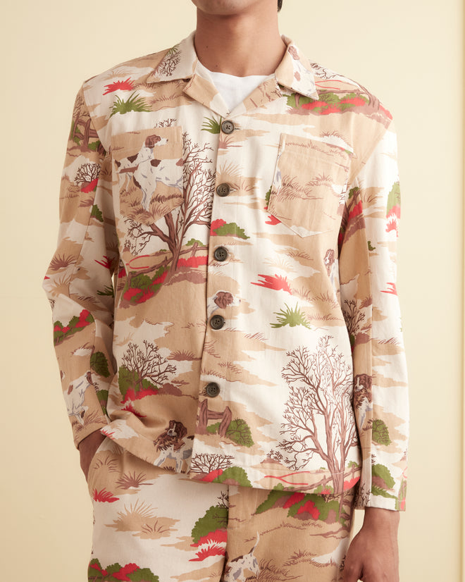 dog print dress shirt Show Teal Dog Print Men's Shirt
