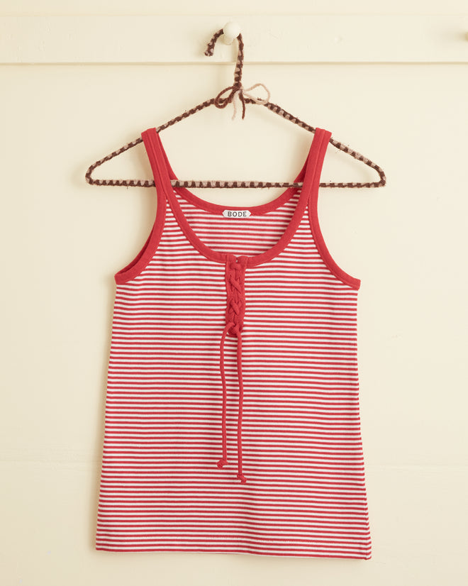 Revere Stripe Tank WOMENS CUT AND SEW BODE New York