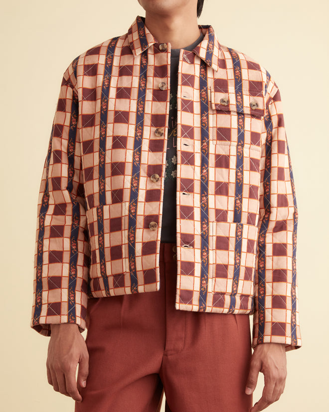 Reversible Bouquet Cloth Quilt Jacket OUTERWEAR BODE New York