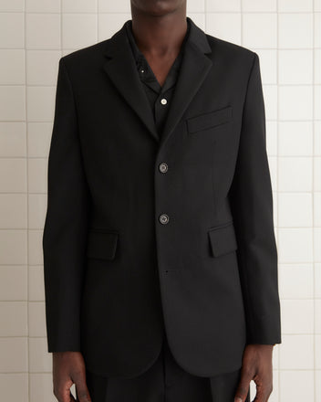 Riding Twill Suit Jacket - Black MENS SUIT JACKETS BODE New York