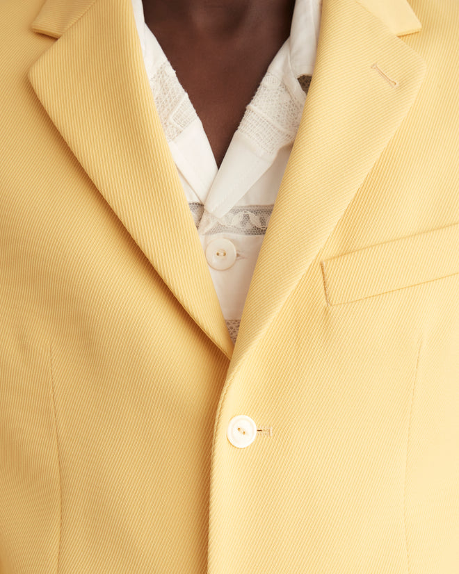 Riding Twill Suit Jacket - Yellow MENS SUIT JACKETS BODE New York