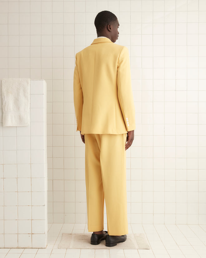 Riding Twill Suit Jacket - Yellow MENS SUIT JACKETS BODE New York
