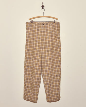 Schoolroom Check Trousers - 36