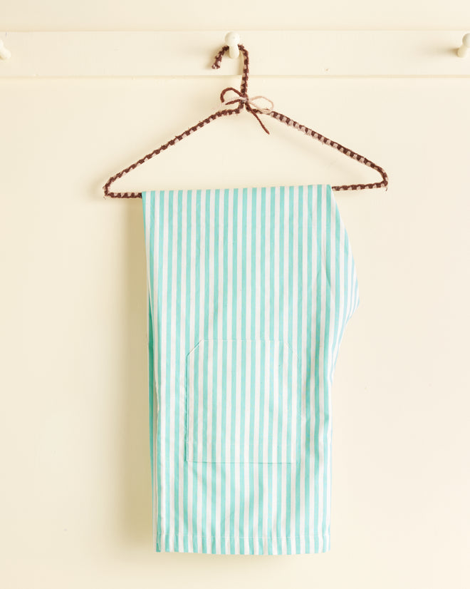 Seafoam Stripe Pajama Pant - XS