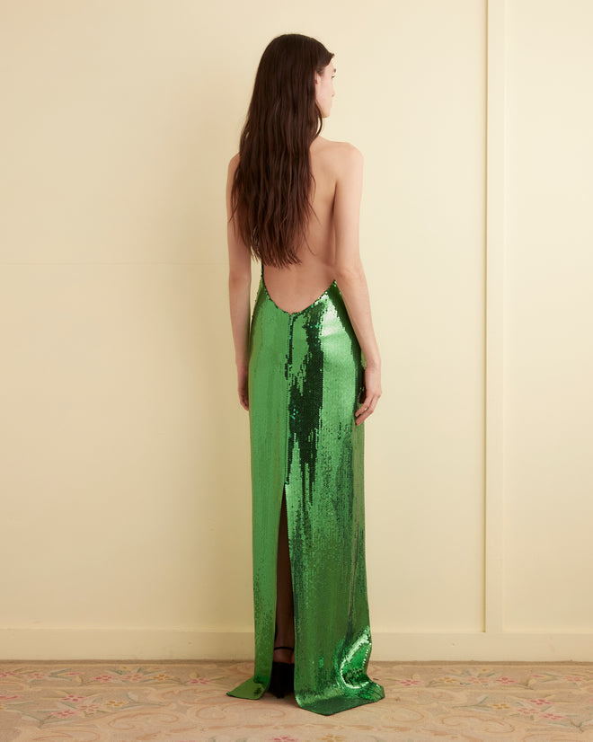 bode green dress Flint Dress