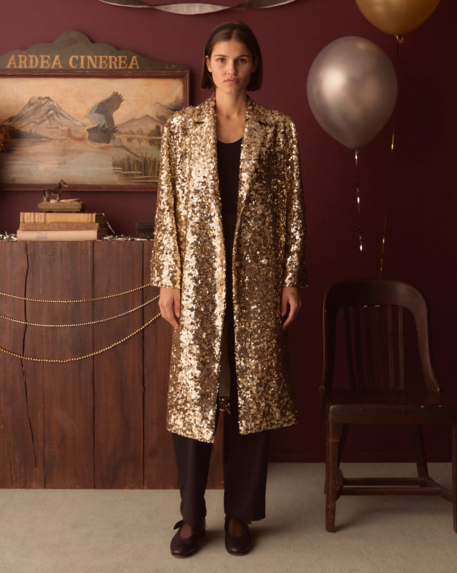 Sequin Worcester Coat OUTERWEAR BODE New York