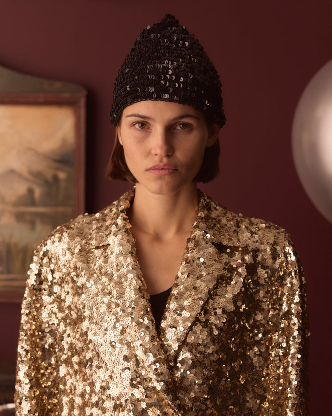 Sequined Cap KNIT ACCESSORIES BODE New York