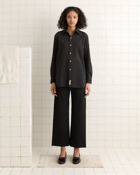 Voile Murray Shirt - Black – BODE