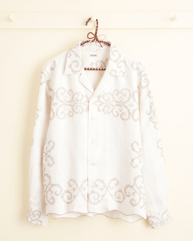 Silver Filial Long Sleeve Shirt - S