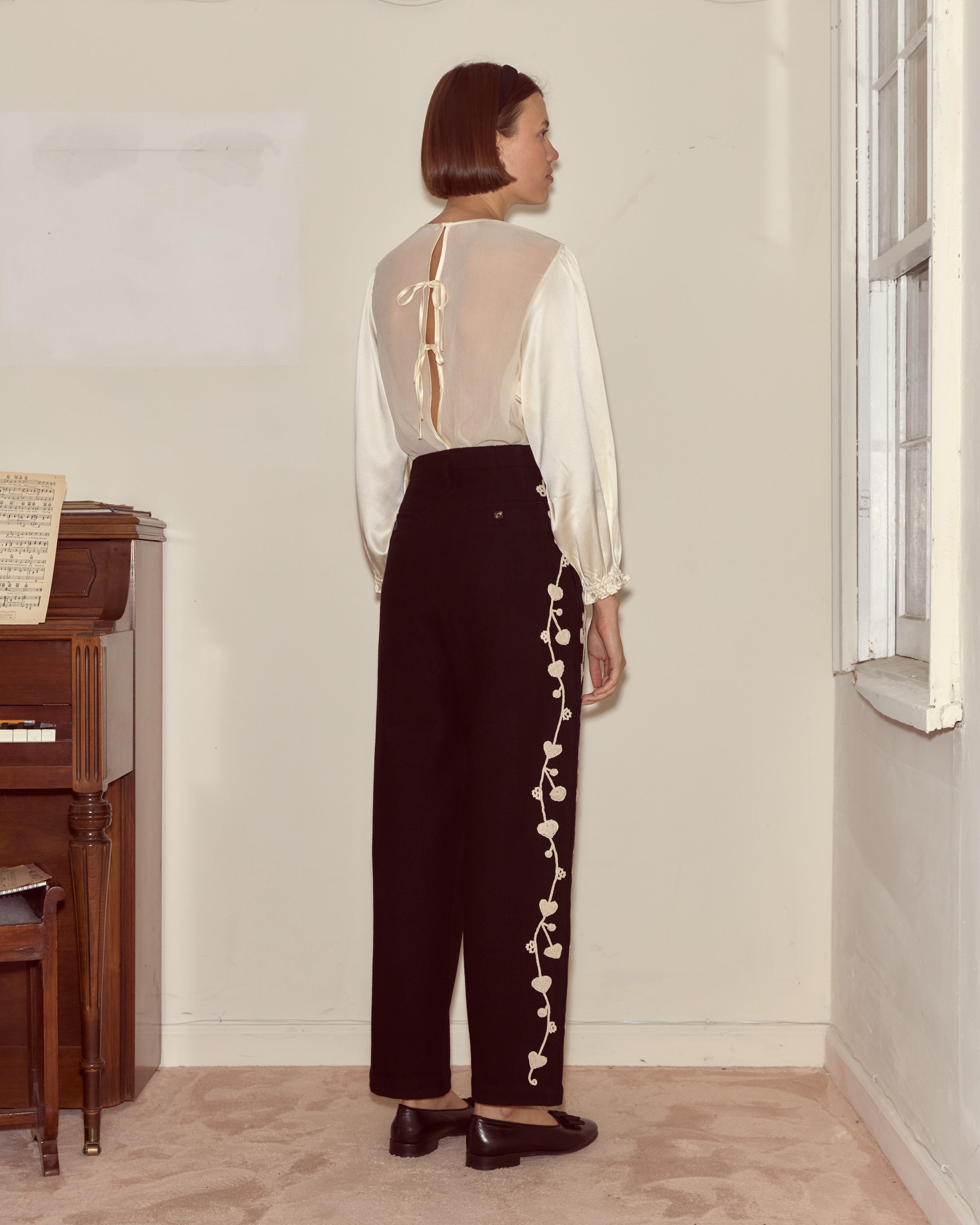 Snowdrop Appliqué Murray Trousers – BODE