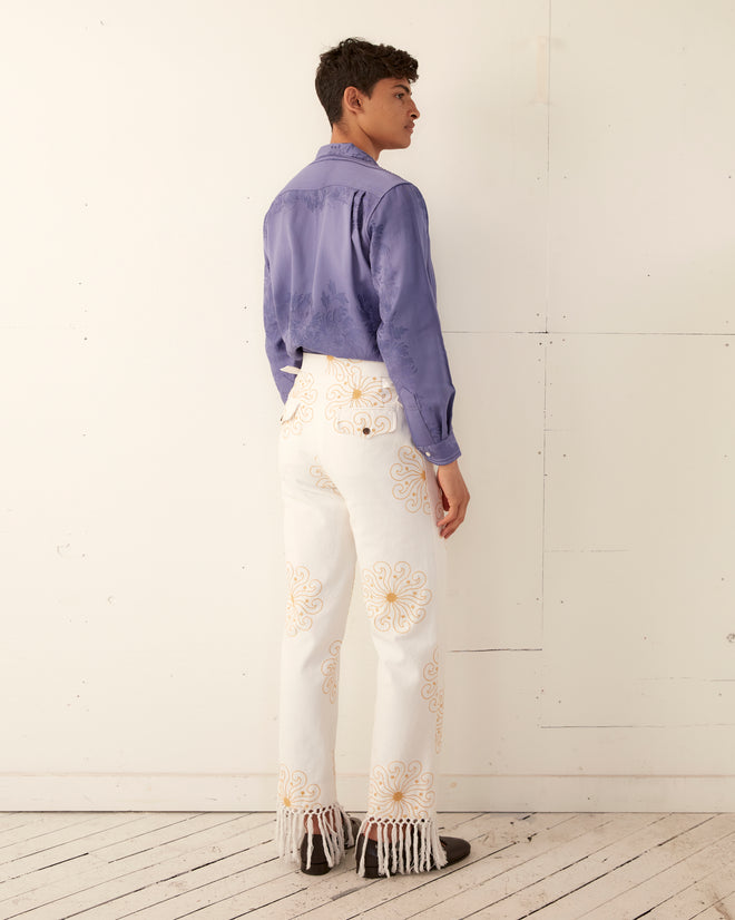 Soleil Fringe Trousers TROUSERS BODE New York