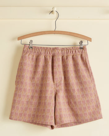Sorghum Grid Shorts - XXS