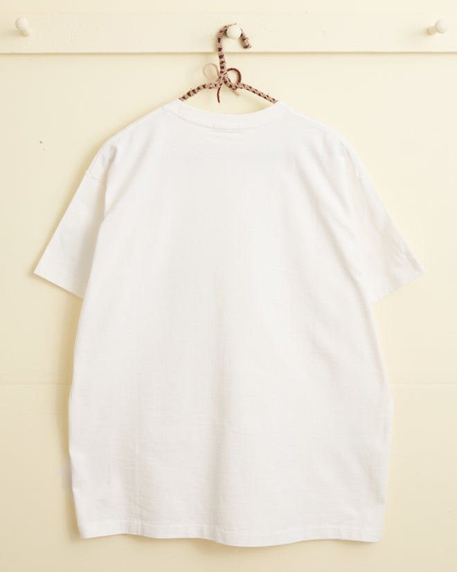 Star Pocket Tee - White CUT AND SEW BODE New York