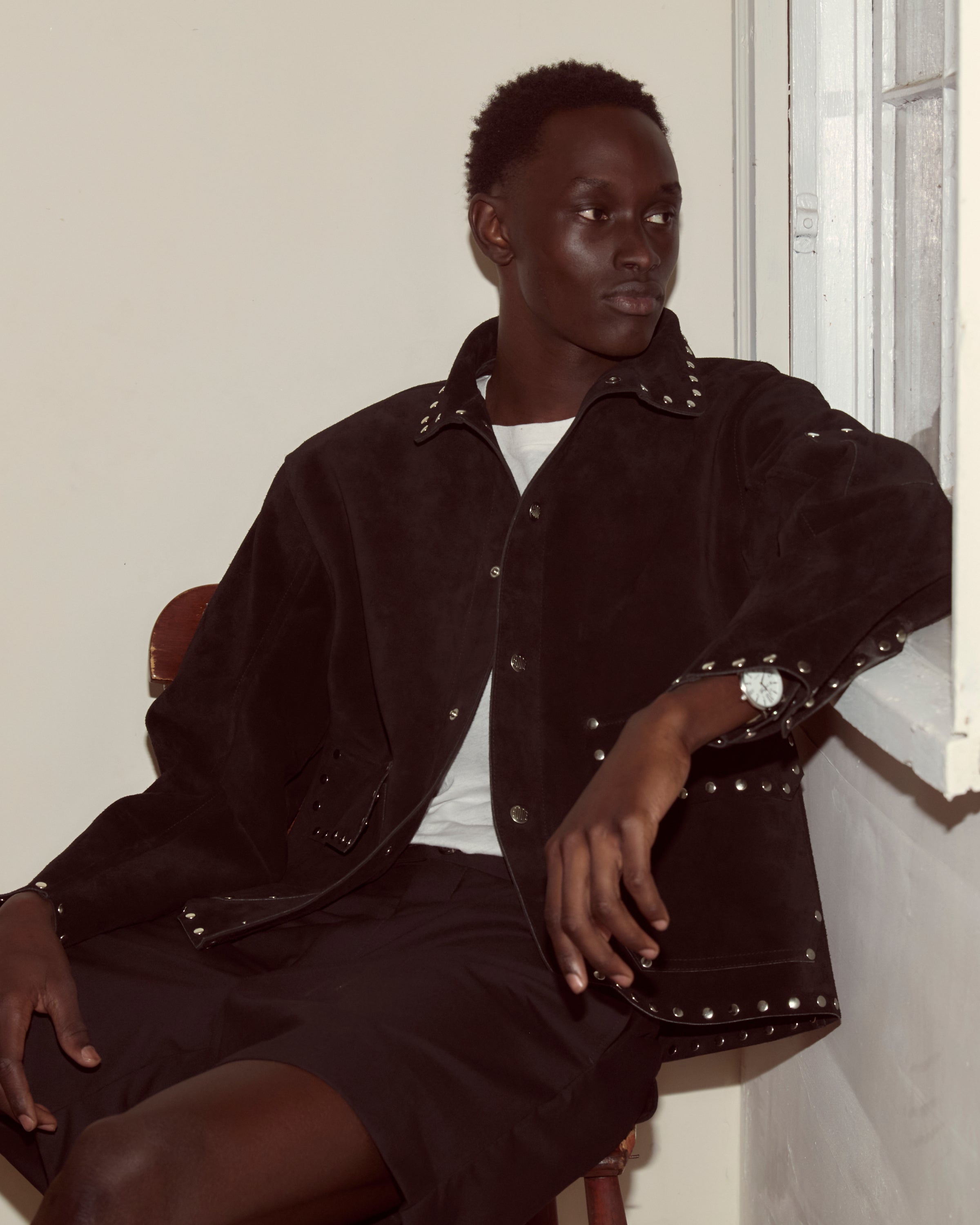 Studded Welding Jacket - Black – BODE