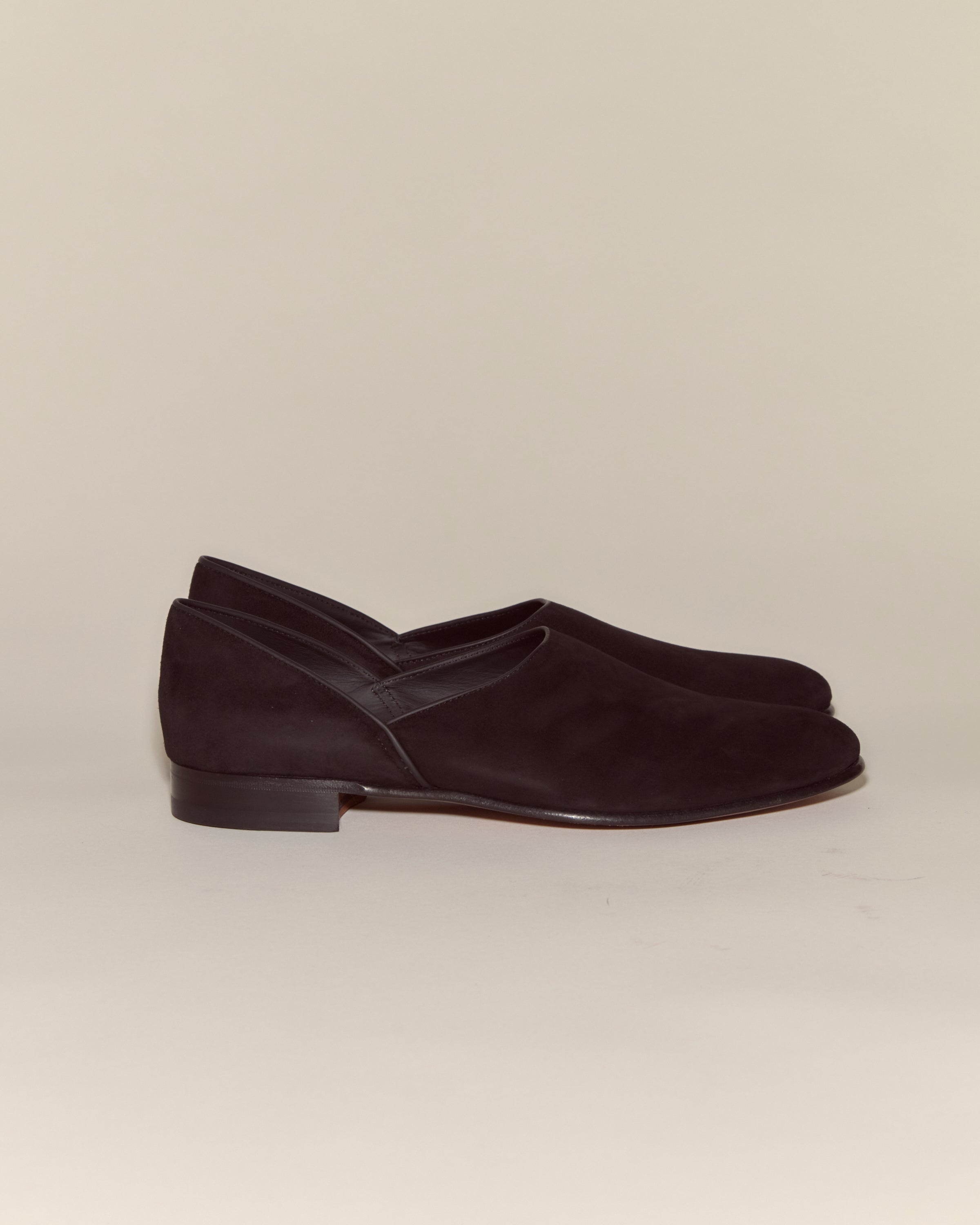 Suede House Shoes - Black – BODE