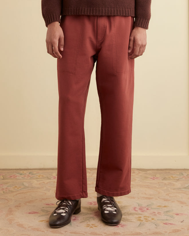 Sweatpants - Brown CUT AND SEW BODE New York