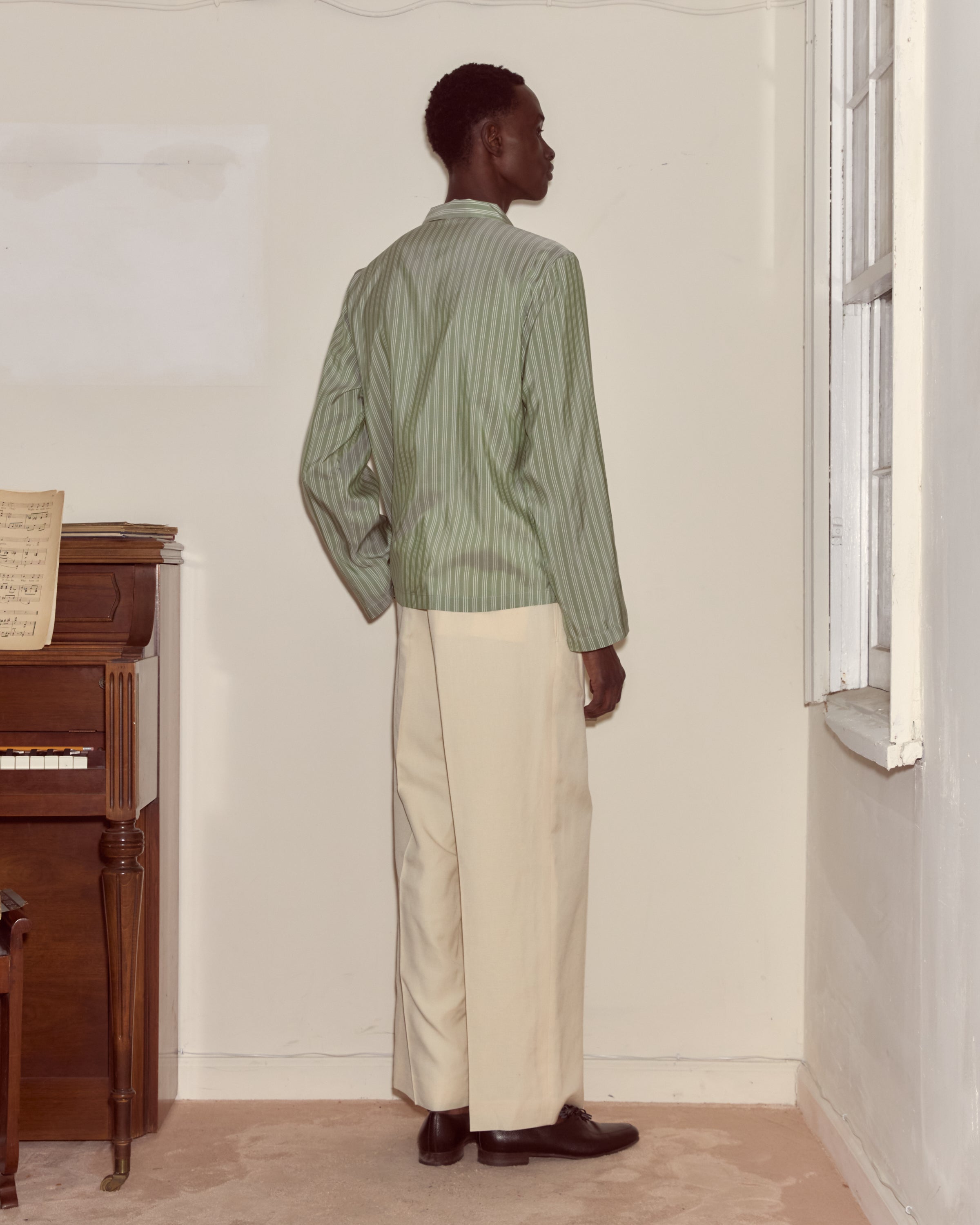 Sylvan Stripe Long Sleeve Shirt – BODE