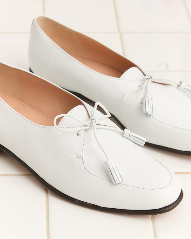 Tassel Shoes - White MENS FOOTWEAR BODE New York