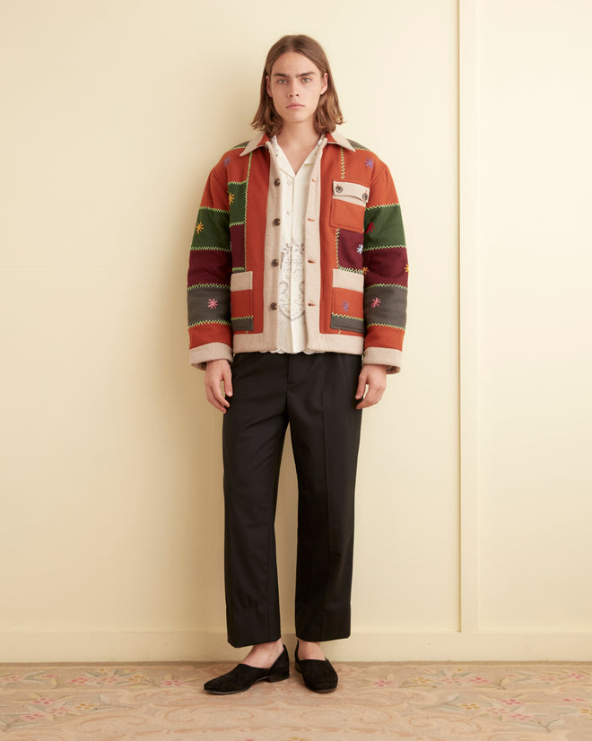 Embroidered Autumn Quilt Jacket OUTERWEAR BODE New York