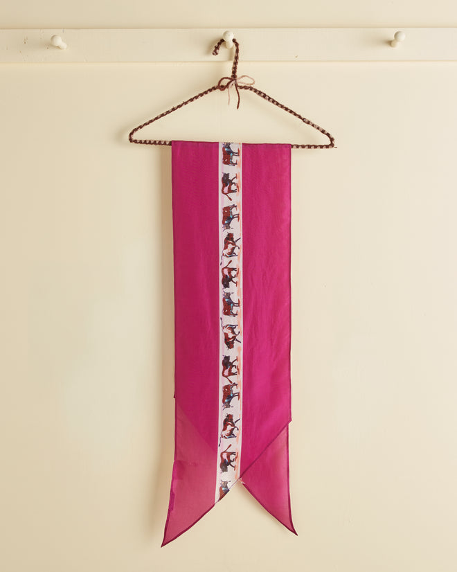 Taureau Neckerchief - Magenta SCARF BODE New York