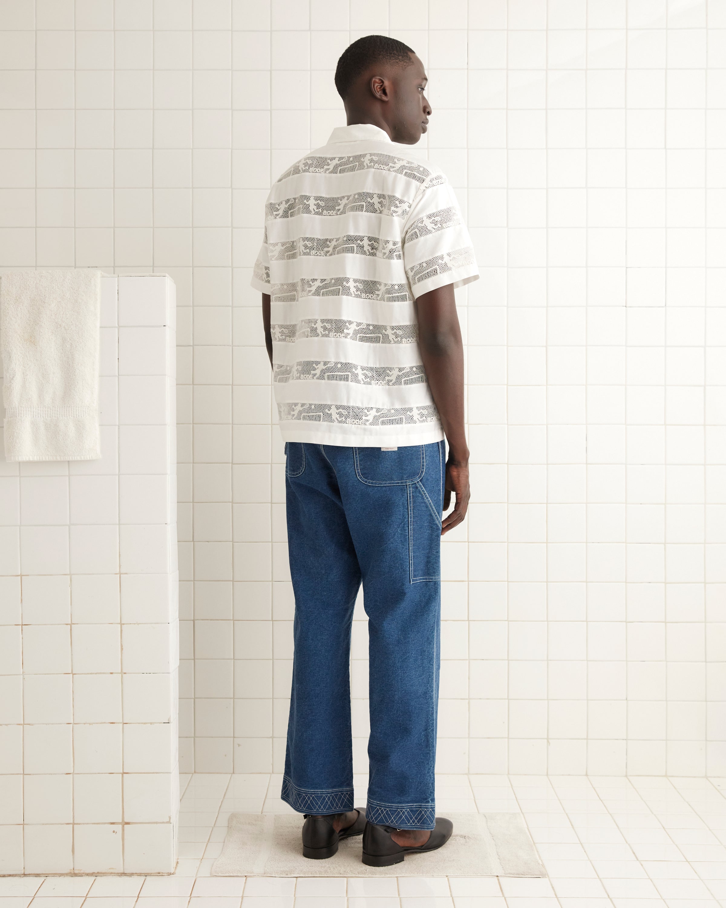 Tennis Lace Short Sleeve Shirt – BODE