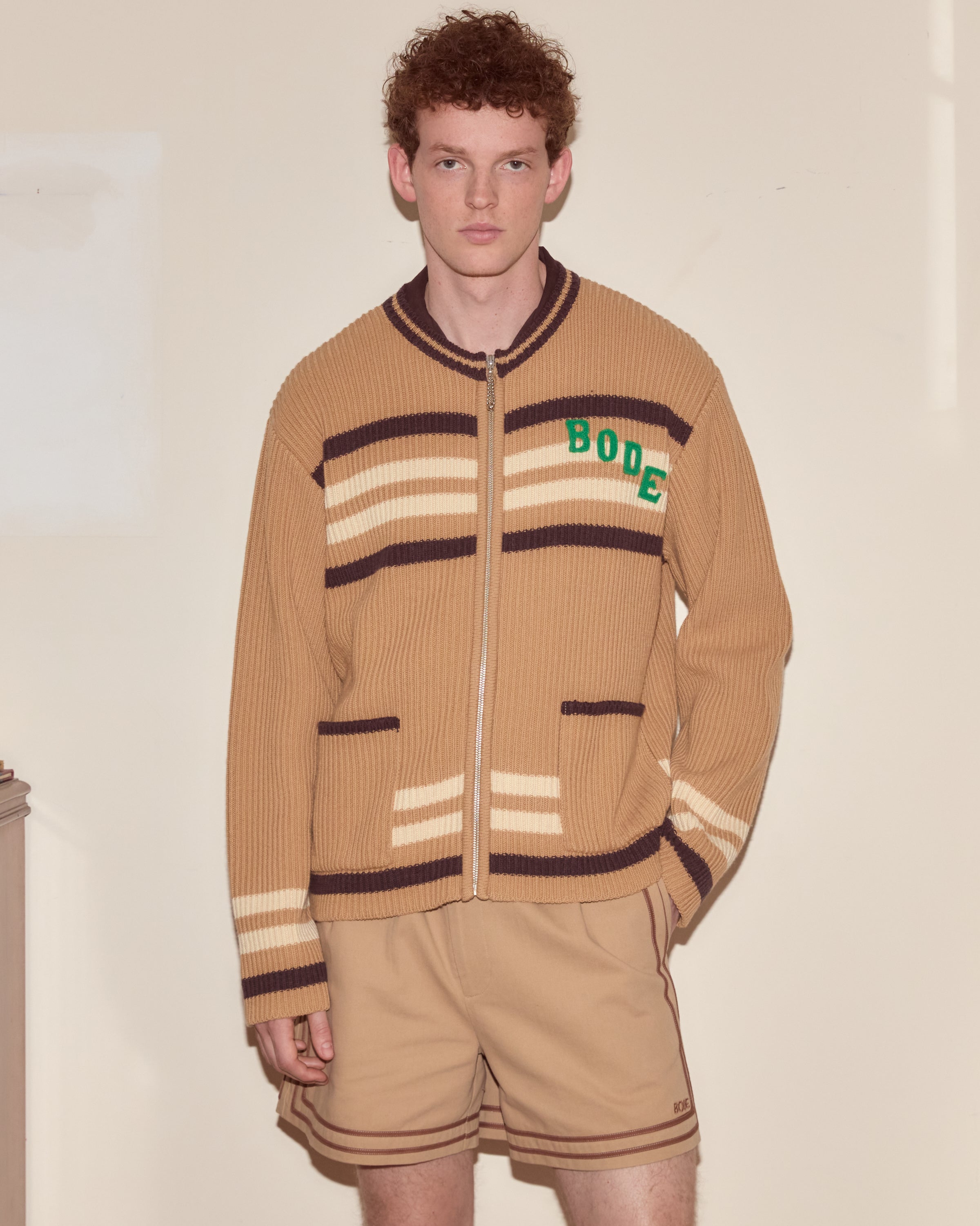 Timber Stripe Cardigan – BODE